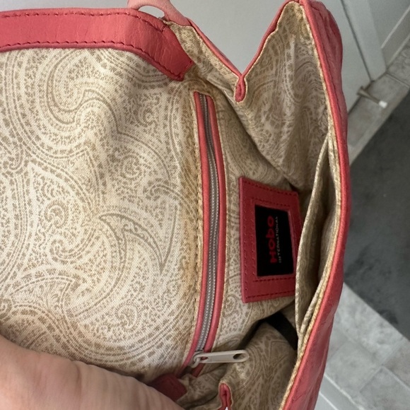HOBO Vintage Pink Leather Mini Crossbody Bag - Picture 10 of 12